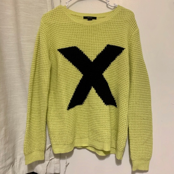 Neon Yellow Sweater - Picture 1 of 3